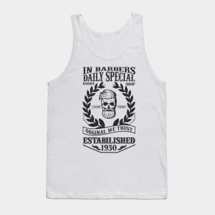 Barber Design In Barbers Daily 72 Tank Top